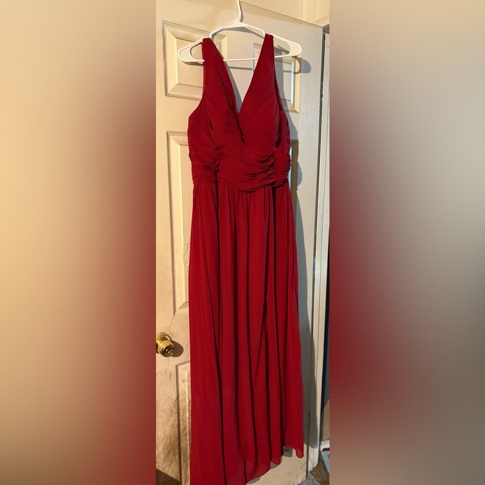 Elegant Red Evening Gown